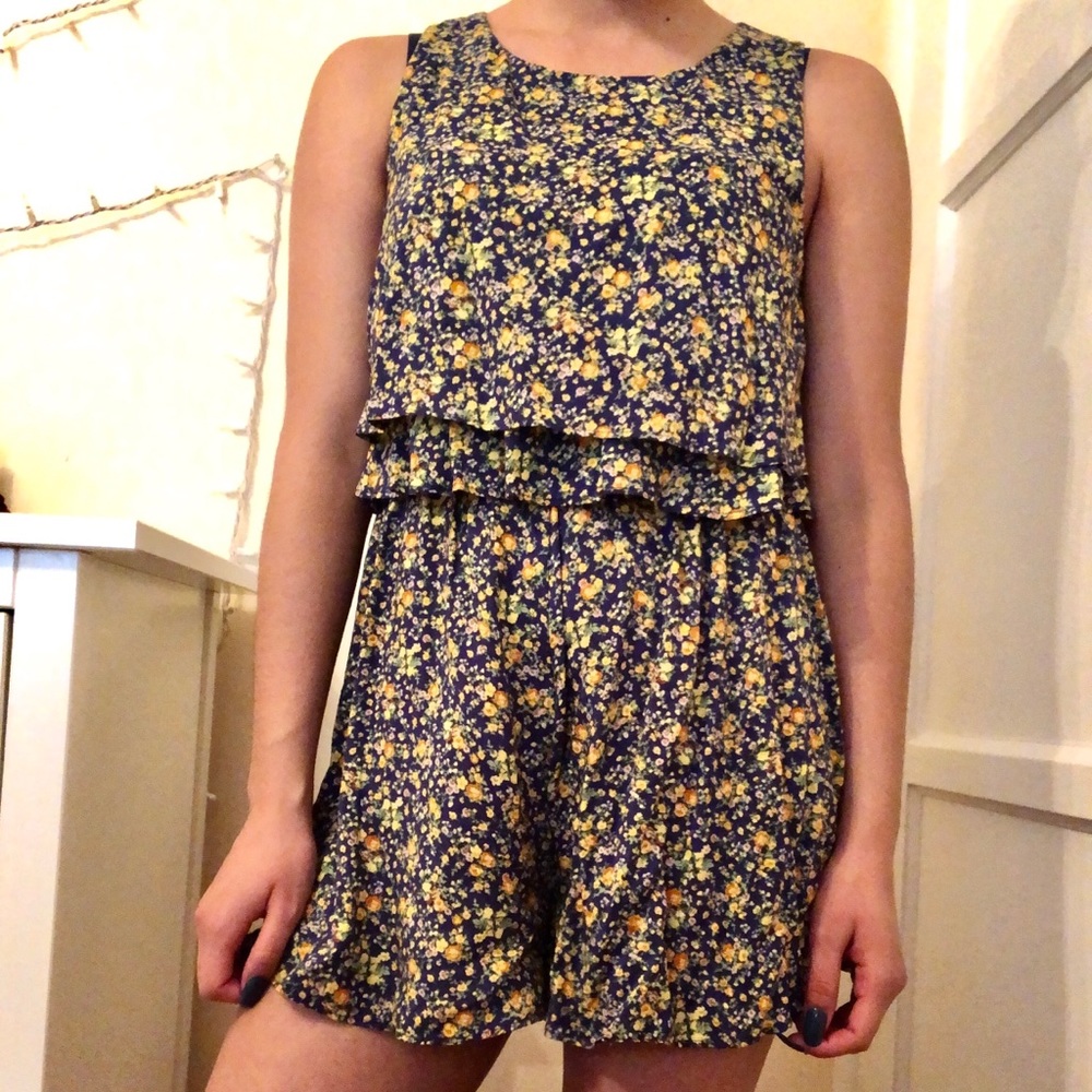 FOREVER 21 Floral Romper